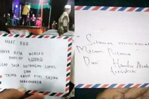 10 Pesan tersembunyi di amplop sumbangan ini bikin tersenyum
