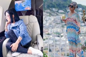 7 Momen liburan Syahrini & Reino di Italia, tasnya curi perhatian