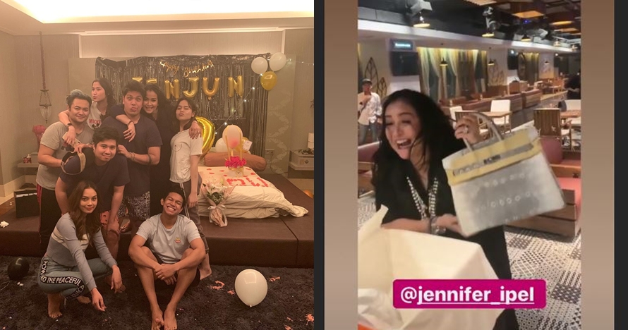 10 Momen perayaan ultah Jennifer Ipel, bentuk kuenya jadi sorotan