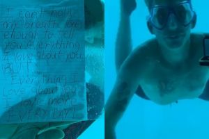 Lamar kekasihnya di bawah air, pria ini malah alami nasib tragis