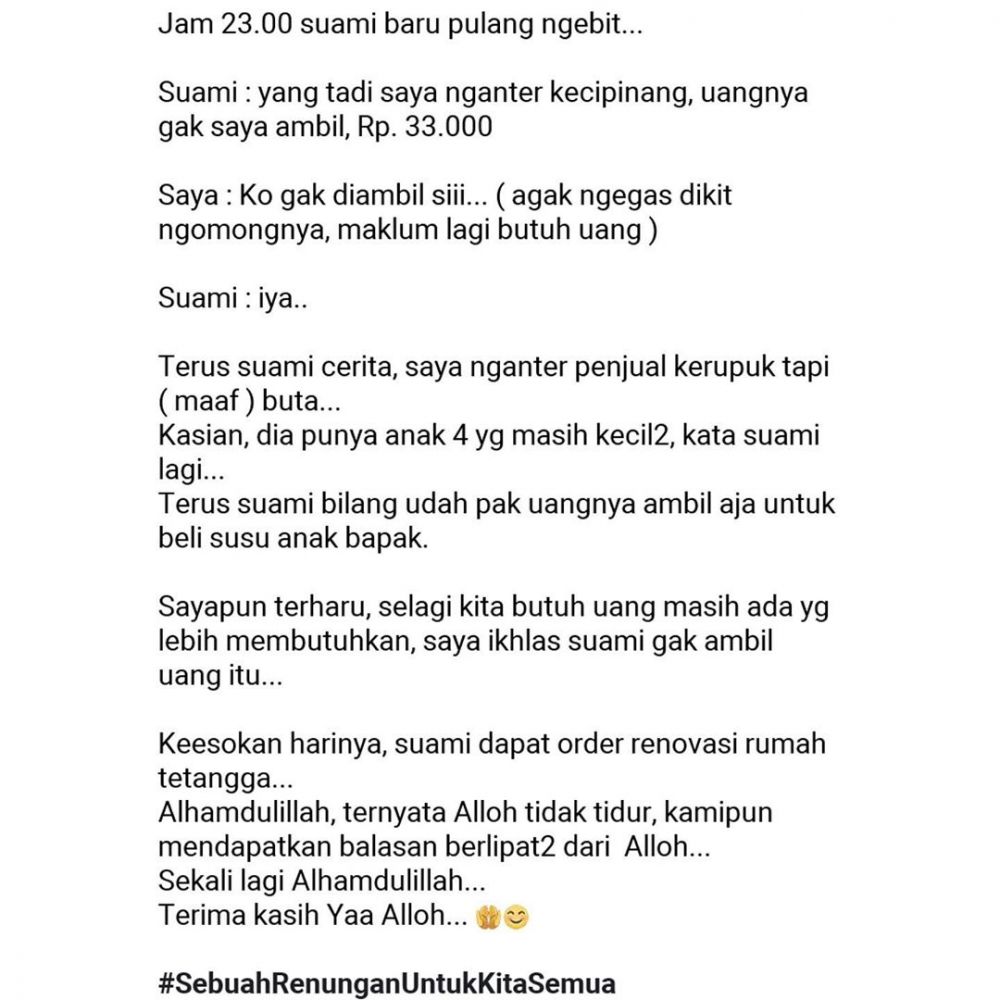 Kisah haru driver ojek online tak tagih tarif penumpang tunanetra