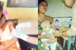 9 Kejadian lucu saat imunisasi ini bikin nyengir