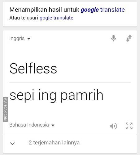 13 Terjemahan absurd Google Translate Inggris-Indonesia ini kocak