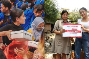 5 Aksi sosial Awkarin ini tuai pujian, termasuk bagi nasi saat demo