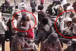 Viral momen anak STM salim ke orang tua di lokasi demo, salut