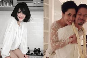 Momen pelukan mesra Lulu Tobing & suami usai nikah, curi perhatian