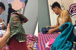 Curhat haru istri usai melahirkan, suami urus rumah dan lima anaknya