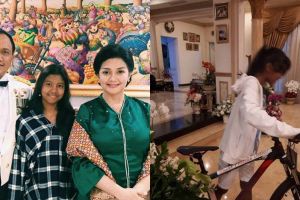 8 Penampakan rumah Bella Saphira, koleksi lukisan curi perhatian