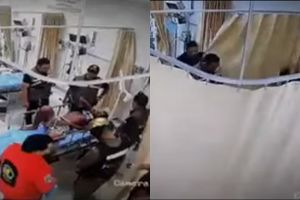 Viral video polisi pukuli mahasiswa di RS, ini fakta sebenarnya