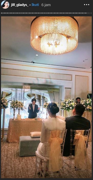 Sah, ini 10 momen pernikahan kedua Jill Gladys dan Billy Soelaiman  