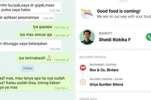 Pesan makanan tak diantar driver ojek online, kisahnya bikin mewek