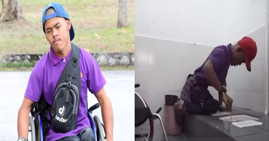 Kisah pria difabel jadi petugas kebersihan toilet ini bikin terenyuh