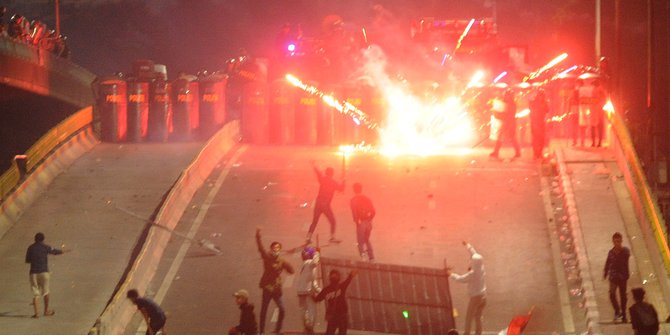 7 Fakta demo rusuh 30 September 2019, gas air mata masih terasa