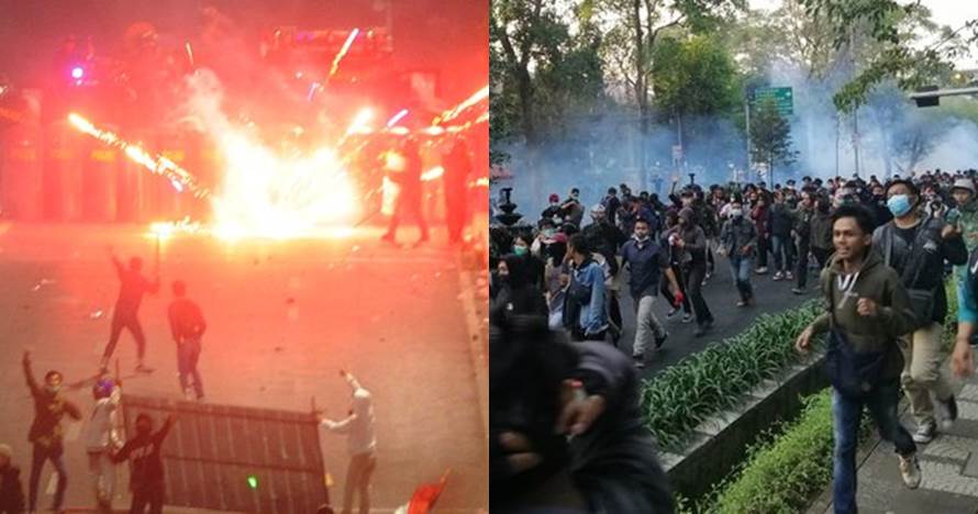 7 Fakta demo rusuh 30 September 2019, gas air mata masih terasa