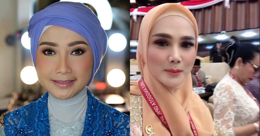 Penampilan 8 seleb di pelantikan DPR RI, Krisdayanti curi perhatian