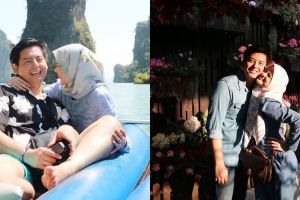 Momen Roger Danuarta berikan kecupan untuk Cut Meyriska, bikin baper