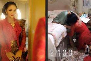 Momen Krisdayanti sungkem sang ibu usai dilantik anggota DPR, haru