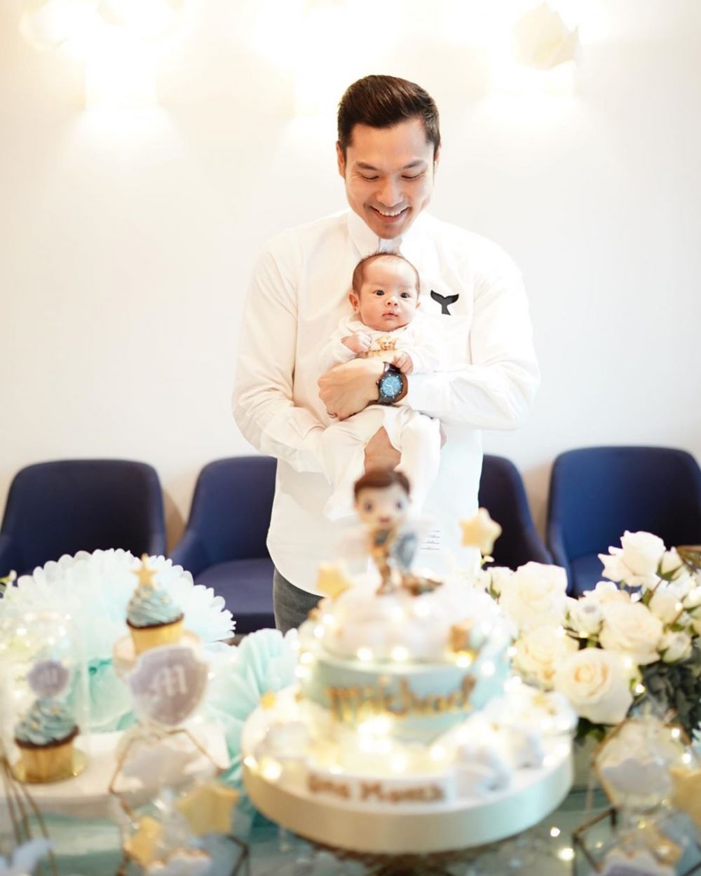 Berusia sebulan, ini 10 momen syukuran anak kedua Sandra Dewi