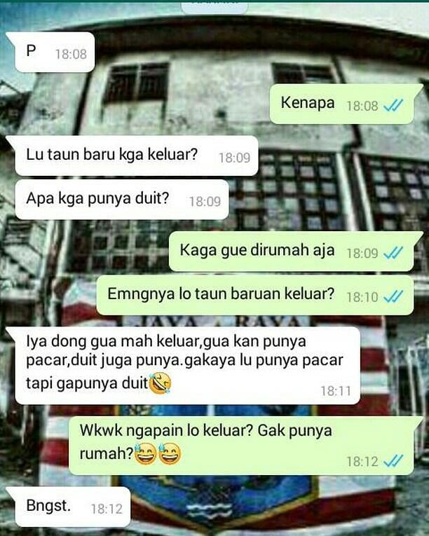 10 Chat ke teman ini ujungnya bikin ketawa kesal