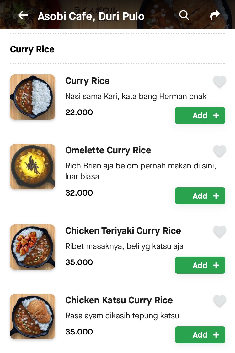 11 Deskripsi menu makanan di aplikasi ojek online ini bikin ngakak