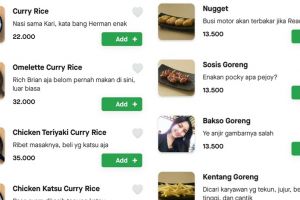 11 Deskripsi menu makanan di aplikasi ojek online ini bikin ngakak