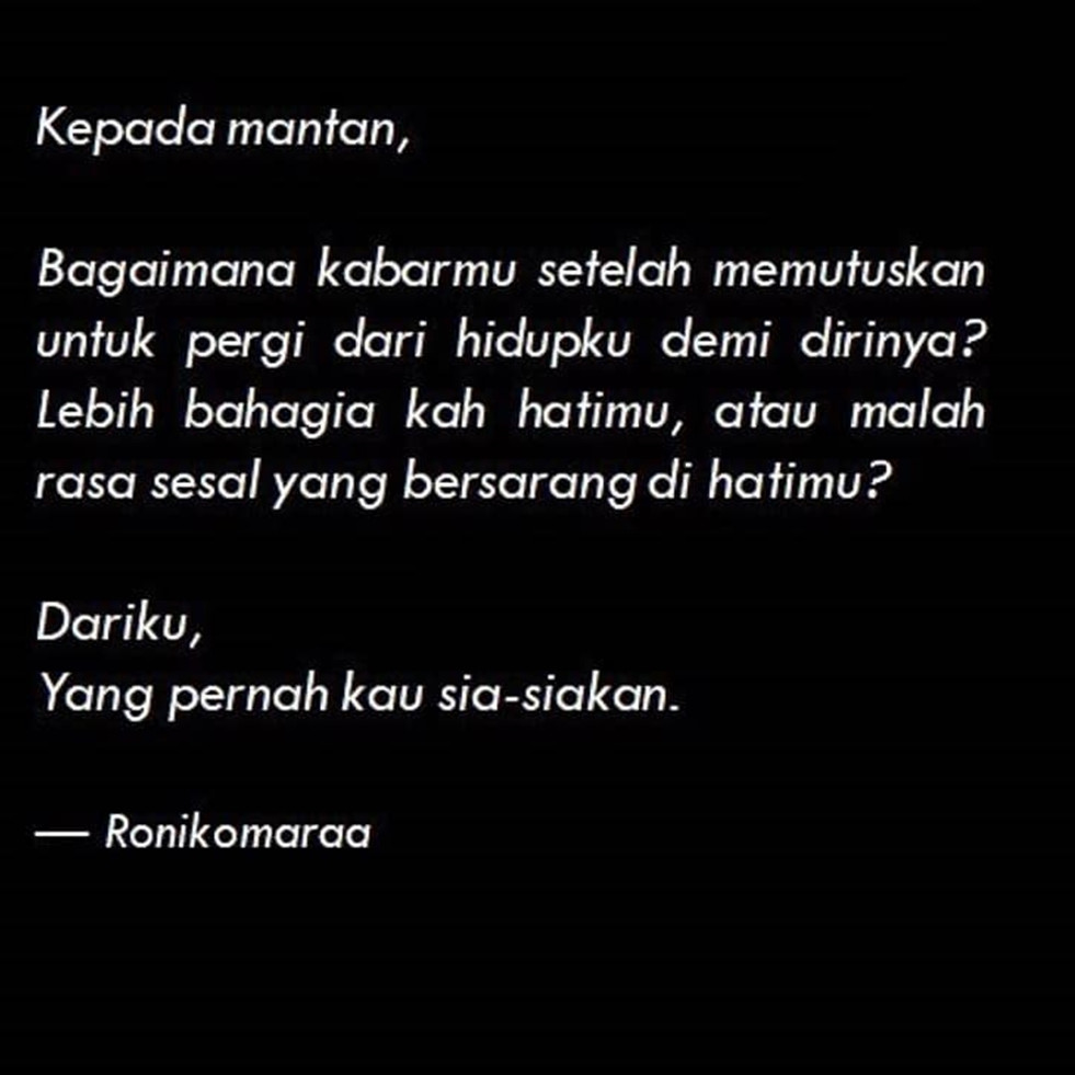 200 Kata-kata galau, bikin baper dan menyentuh hati