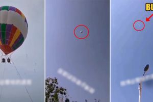 Balon udara meledak di ketinggian 10 ribu kaki, ibu-anak ini tewas