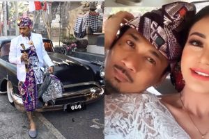 9 Momen pernikahan Jerinx SID & Nora, penampilannya curi perhatian