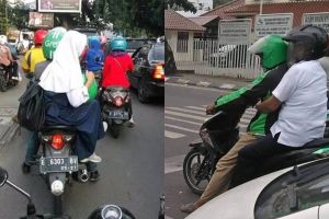 10 Gaya penumpang ojek online dibonceng driver ini bikin tepuk jidat