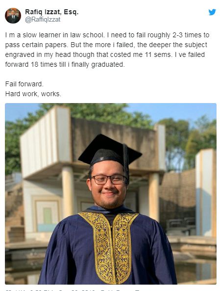 Viral, mahasiswa ini akhirnya lulus kuliah setelah gagal 18 kali