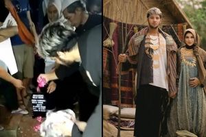 9 Momen pemakaman anak kembar Irish Bella & Ammar Zoni, penuh duka