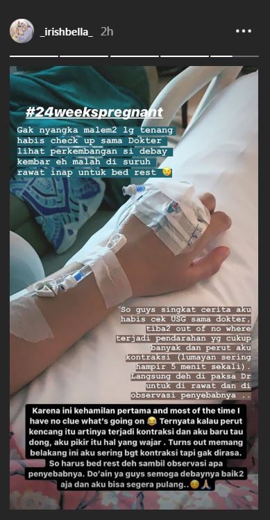 7 Kisah perjalanan kehamilan Irish Bella, penuh haru dan duka