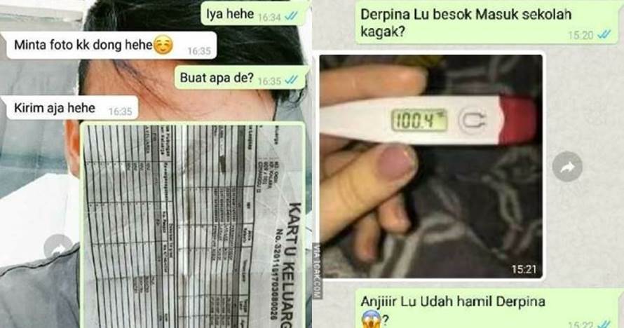 10 Kiriman gambar saat chat WhatsApp ini bikin tepuk jidat