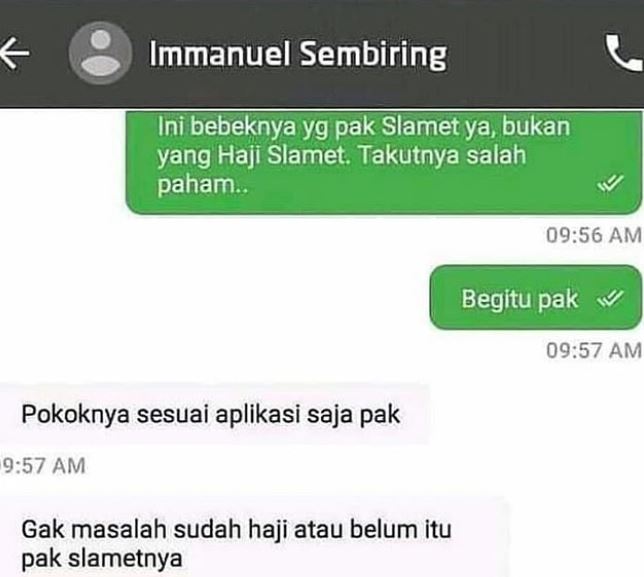 10 Chat lucu driver dan pelanggan ini kaya udah kenal lama