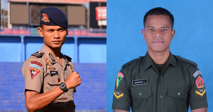 8 Pesepak bola Indonesia ini juga aktif sebagai tentara & polisi