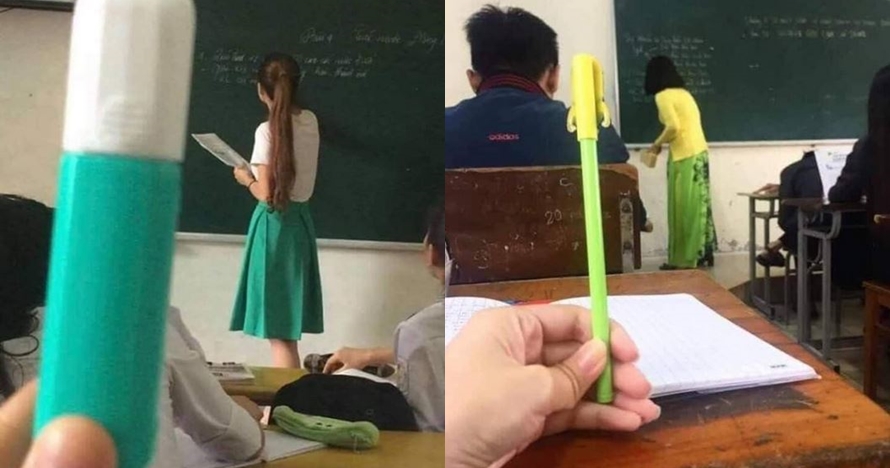 15 Momen tak sengaja busana guru mirip alat tulis, pas banget ya