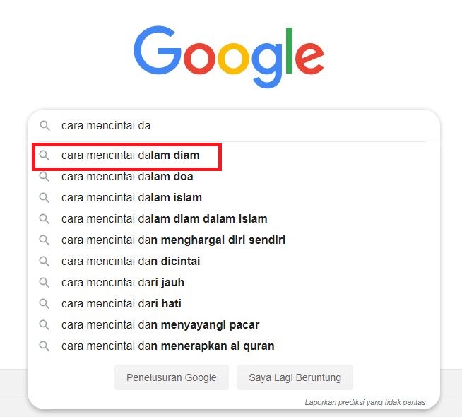 10 Kata kunci pencarian di Google soal cinta, bikin nyengir kuda