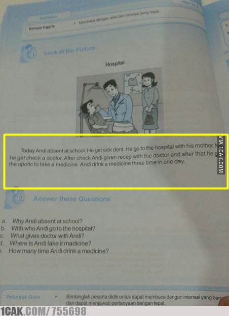 Kesalahan di 10 buku bahasa Inggris anak-anak ini kocak