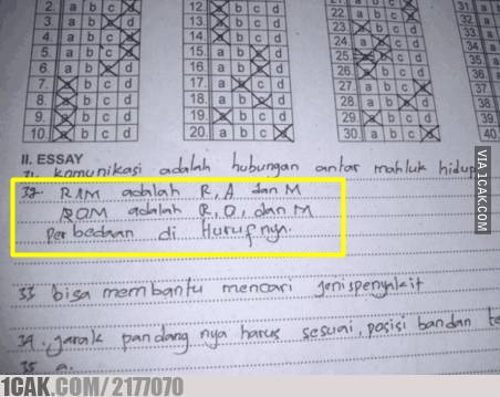 10 Cara lucu ngerjain soal ujian para siswa ini nyeleneh banget