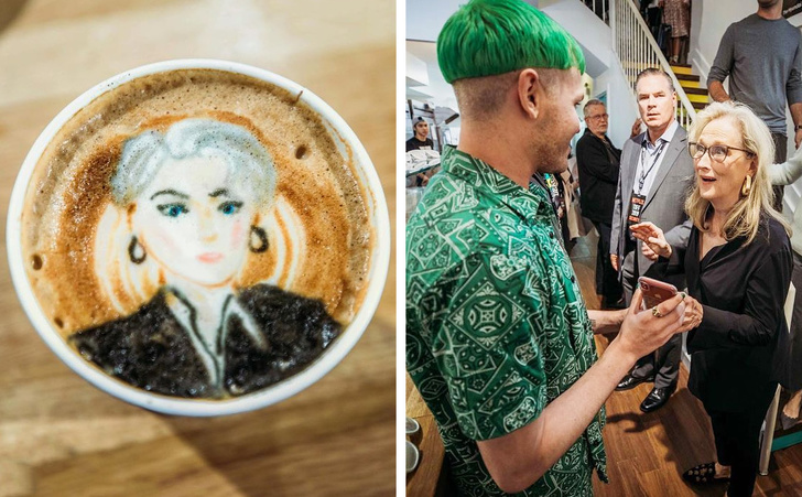 12 Lukisan wajah selebriti di kopi ini detailnya bikin takjub