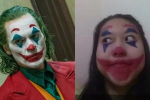 Berdandan ala Joker pakai spidol, nasib cewek ini berujung apes