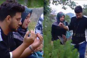 Cerita sedih Irish Bella pertama kali ziarah ke makam Aiona-Aiora