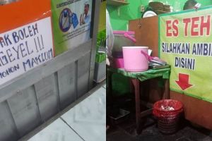9 Kata-kata unik di warung ini absurdnya bikin tepuk jidat