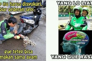 10 Meme lucu kehidupan driver ojek online ini bikin senyum sendiri