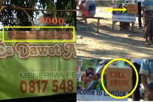 10 Spanduk promosi pakai bahasa Inggris ini bikin cekikikan