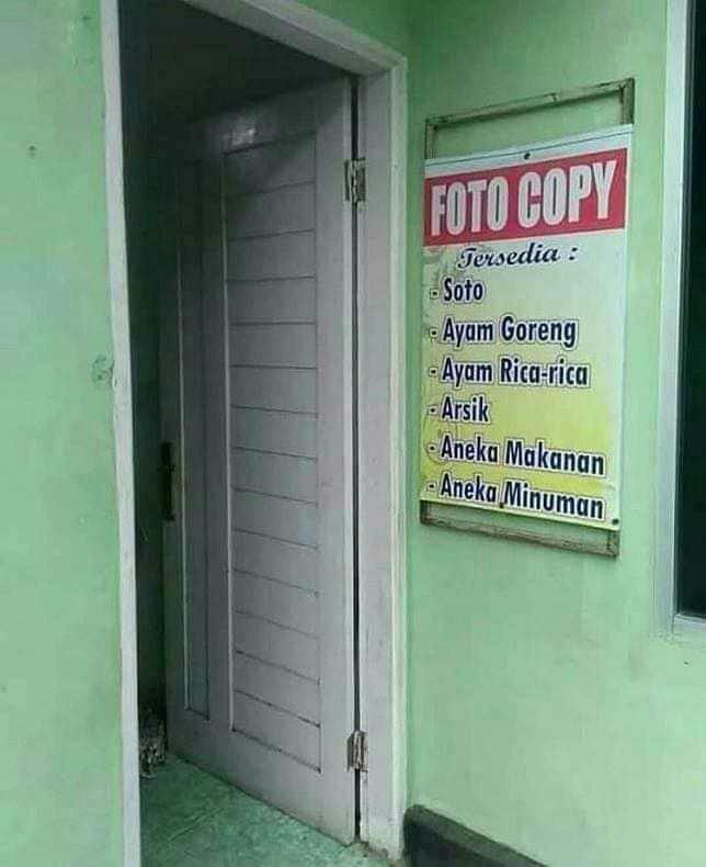 10 Kata-kata promosi di spanduk makanan ini bikin mikir dua kali