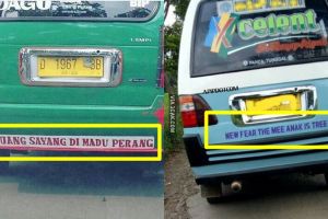 10 Kata-kata cinta di belakang angkot ini bikin geleng kepala