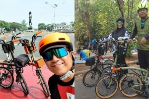 Penampakan sepeda lipat Brompton milik Denny Cagur, seharga mobil