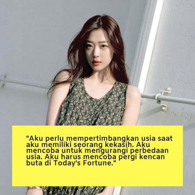 7 Quote inspiratif Sulli eks f(X), sebut punya dua sisi kehidupan