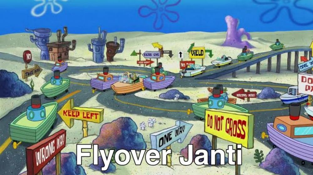 10 Cocoklogi latar tempat SpongeBob dan Jogja ini bikin nyengir